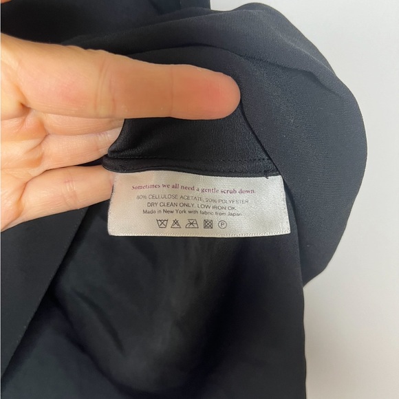 M.M.LAFLEUR TAILORED DRAPED BOAT NECK THE NORA TOP- ECO SOFT WAVE IN BLACK L - Picture 6 of 7